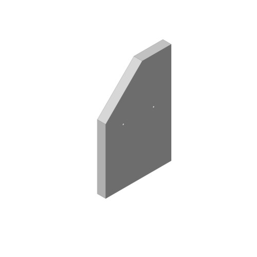 Šamotová deska boční, pravolevá BROTO    